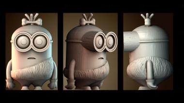 3D модель Миньон каменного века (STL)