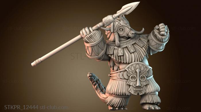 Статуэтки упрощенные Панголин воин