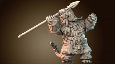 3D модель Панголин воин (STL)