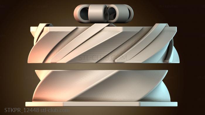 Статуэтки упрощенные Извилистая подарочная коробка