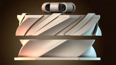 3D модель Извилистая подарочная коробка (STL)