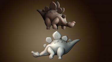 3D модель Мультфильм про динозавров (STL)