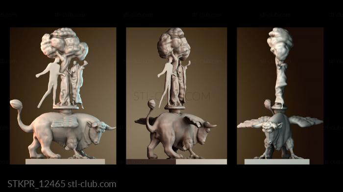 Статуэтки упрощенные Бычьи крылья