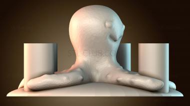 3D модель Подставка для ручек «Осьминог» (STL)