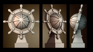 3D модель Штурвал корабля LegendGames (STL)