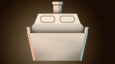 3D модель Игрушечная лодка (STL)