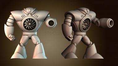 3D модель Летчик Мегамен (STL)