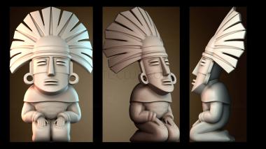 3D модель Ацтек (STL)