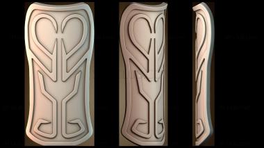 3D модель Легендарный фэнтезийный костюм наруч (STL)