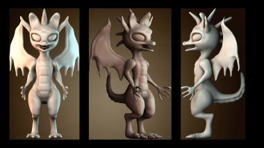 3D модель Экзиум Дракон (STL)