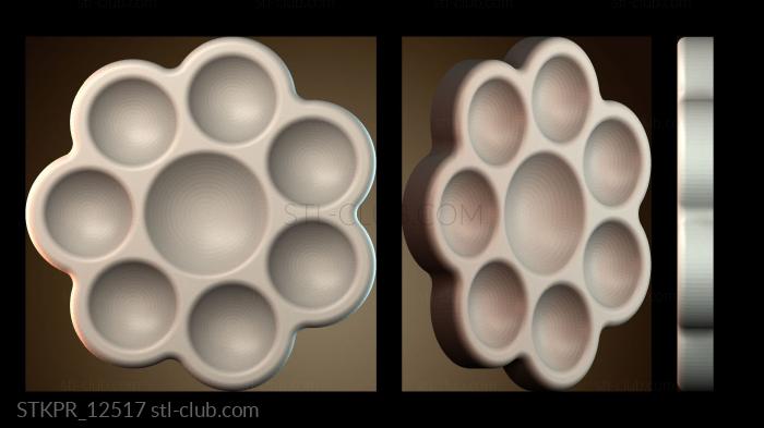 Статуэтки упрощенные Палитра для красок