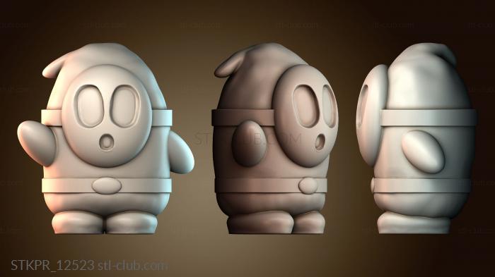 Статуэтки упрощенные Застенчивый парень