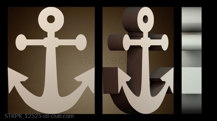 Статуэтки упрощенные Якорь