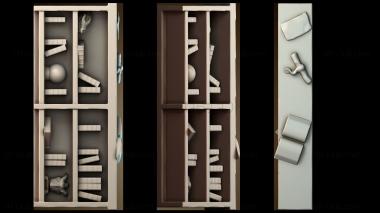 3D модель Книжный шкаф (STL)