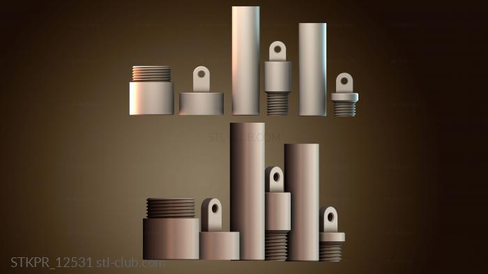 Статуэтки упрощенные Контейнеры для брелоков