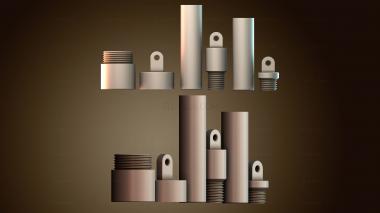 3D модель Контейнеры для брелоков (STL)