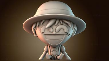 3D модель Монки Д. Луффи One Piece (STL)