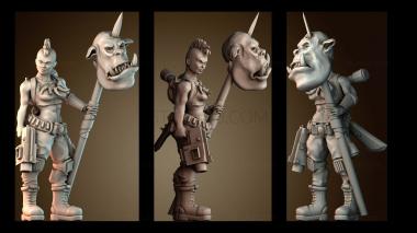 3D модель Monster Hunter Sargent (STL)