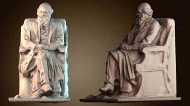 3D модель Чарльз Дарвин (STL)