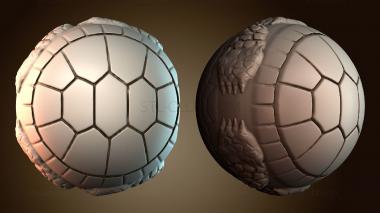 3D модель Татум — скоростной черепаховый мяч (STL)