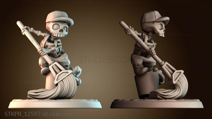 Статуэтки упрощенные Моппи скелет