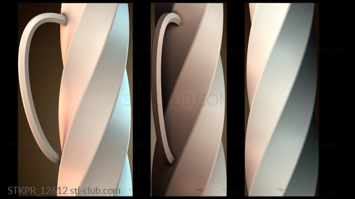 Статуэтки упрощенные Дизайн кружки с закрученным узором