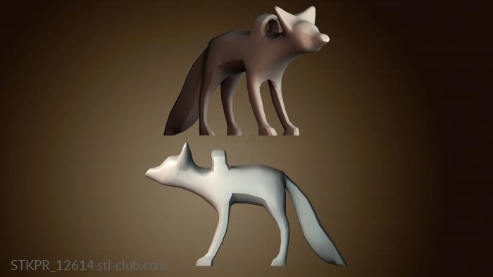 Статуэтки упрощенные Стилизованная скульптура собаки