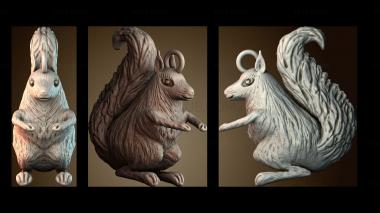 3D модель Причудливая скульптура кролика (STL)