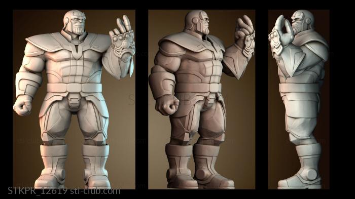 Статуэтки упрощенные Танос Супергерой