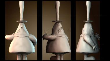 3D модель Мэр города Хэллоуин (STL)