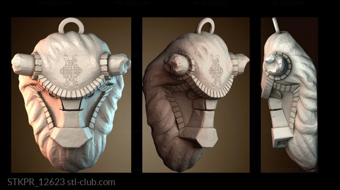 Статуэтки упрощенные Скульптура маски льва