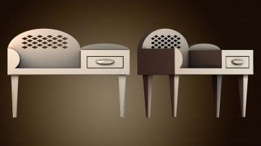 3D модель Стильный дизайн скамейки (STL)