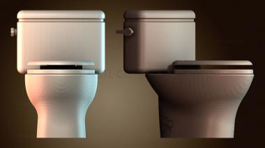 3D модель Обзор дизайна туалета (STL)