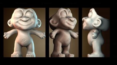 3D модель Улыбающийся персонаж мультфильма (STL)