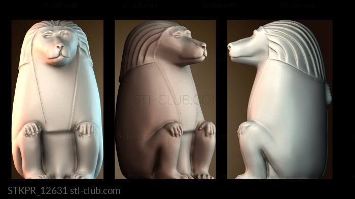 Статуэтки упрощенные Дизайн скульптуры льва