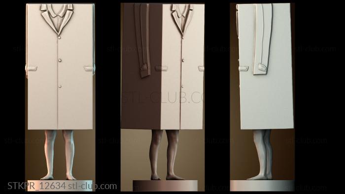 Статуэтки упрощенные Большое пальто