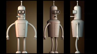 3D модель Футурама Бендер (STL)
