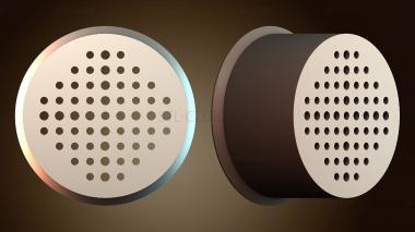 3D модель Перфорированная круглая пластина (STL)