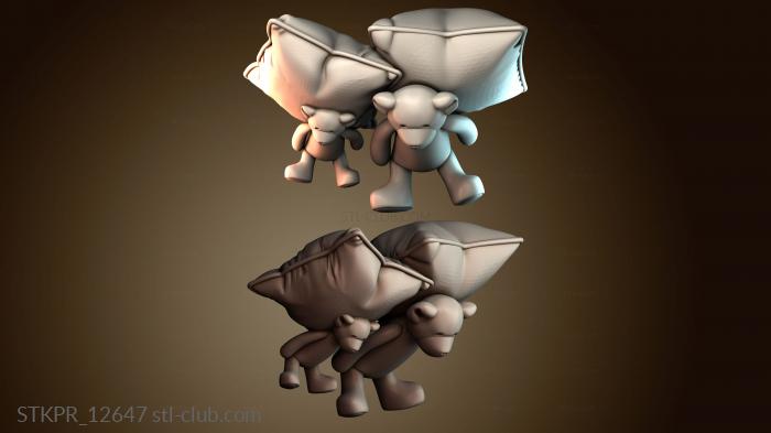 Статуэтки упрощенные Плюшевые мишки с подушками