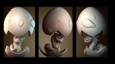 3D модель Малыш Вирм Гнездо Дракона (STL)