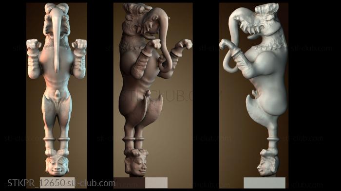 Сочетание слона и льва