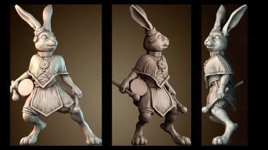 3D модель Elacott Rabbitfolk Bard (STL)