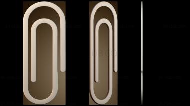 3D модель Дизайн скрепки (STL)