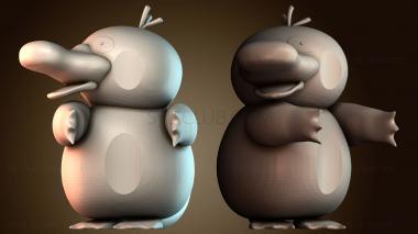 3D модель Подставка для напитков Psyduck (STL)