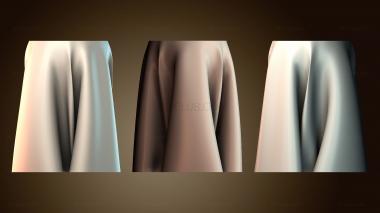 3D модель Драпировка из струящейся ткани (STL)