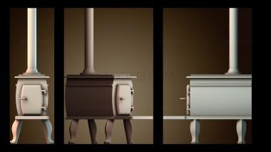 3D модель Проектирование дровяной печи (STL)