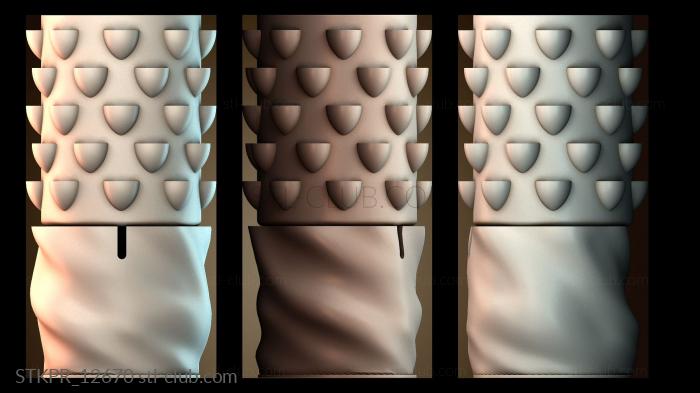 Текстурированная керамическая скульптура