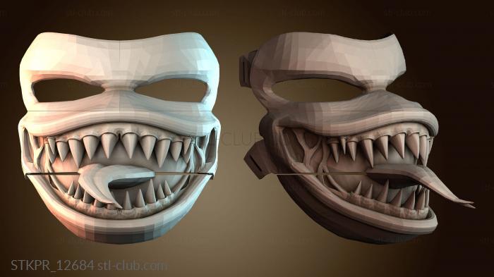 Статуэтки упрощенные Маска «Яд» и принт