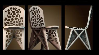 3D модель Стул Вороного (STL)