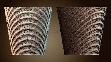 3D модель Ступенчатая корзина Вороного (STL)